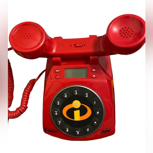 Sold!!DISNEY PIXAR THE INCREDIBLES- SBC RED COLLECTORS TELEPHONE - Digital Calle - Picture 2 of 7